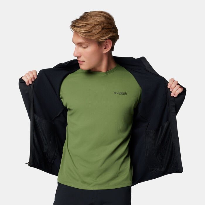 Columbia Men's Triple Canyon Grid Fleece II Full-Zip Jacket Black image number 3