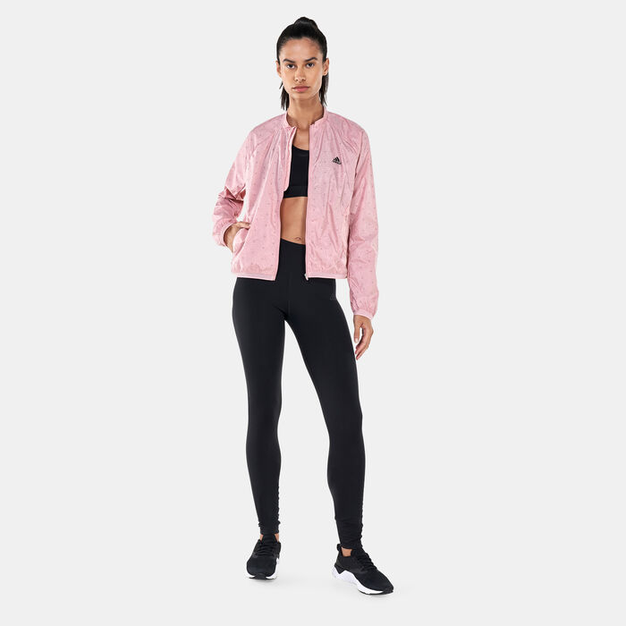 adidas Women's Run Fast Radically Reflective Jacket Pink image number 2