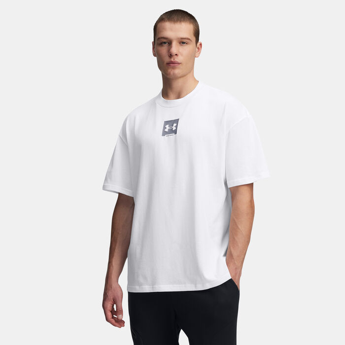Under Armour Men's Heavyweight SM Box T-Shirt White image number 0
