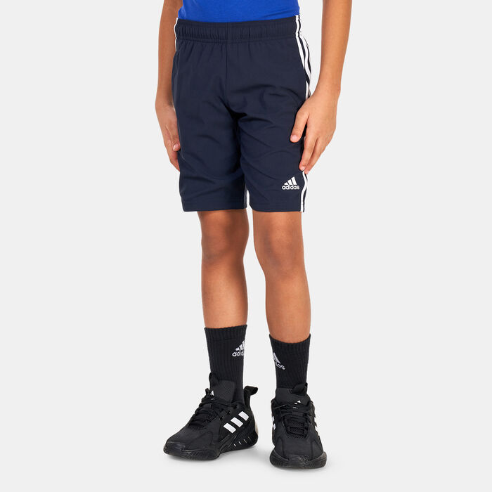 adidas Kids' Essentials 3-Stripes Shorts Blue image number 0
