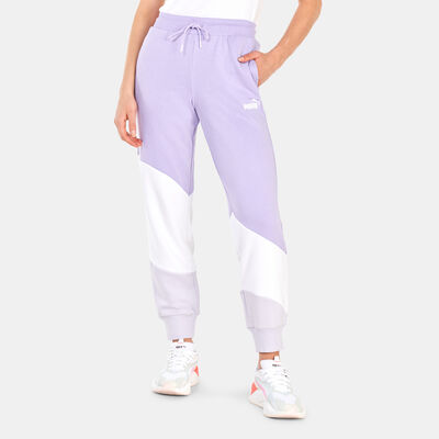 PUMA Women's POWER Cat Joggers Purple