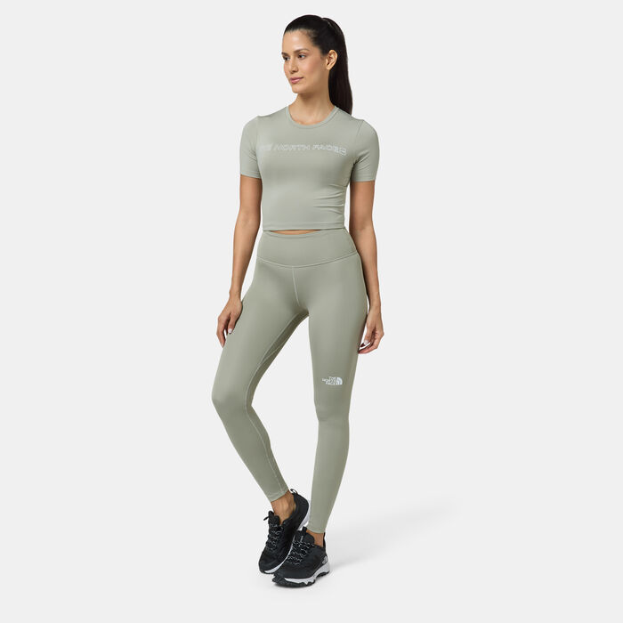The North Face Women's Performance Graphic Leggings Grey image number 2