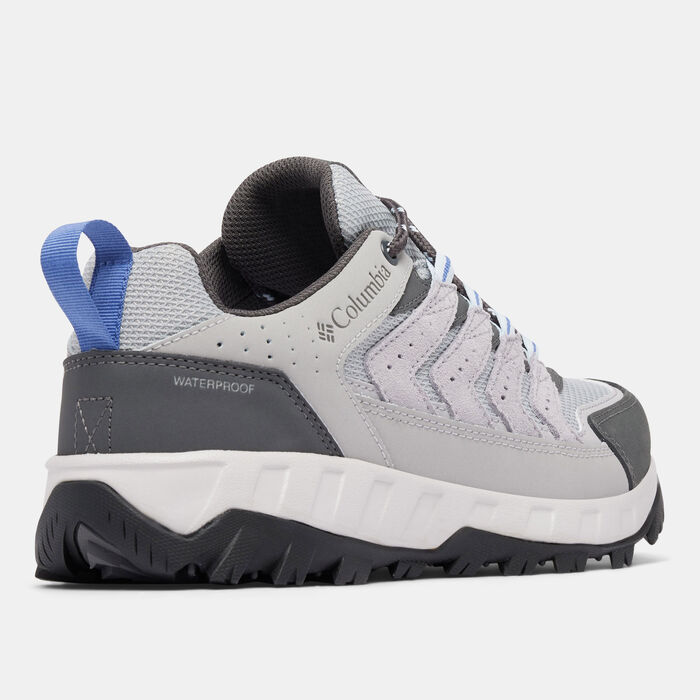Columbia Women's Strata Trail Low Waterproof Boots Grey image number 3