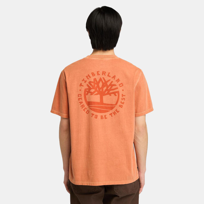 Timberland Men's Merrymack River Graphic T-Shirt Orange image number 1