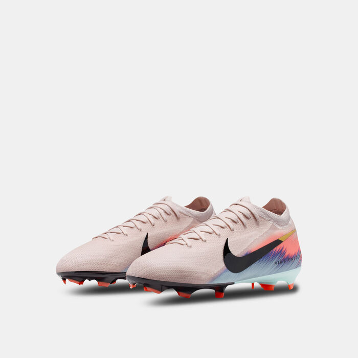 Nike Kids' Mercurial Vapor 16 Pro Firm Ground Football Shoes Pink image number 1