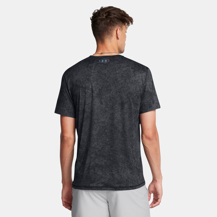 Under Armour Men's Vanish Elite Vent Printed Training T-Shirt Black image number 1