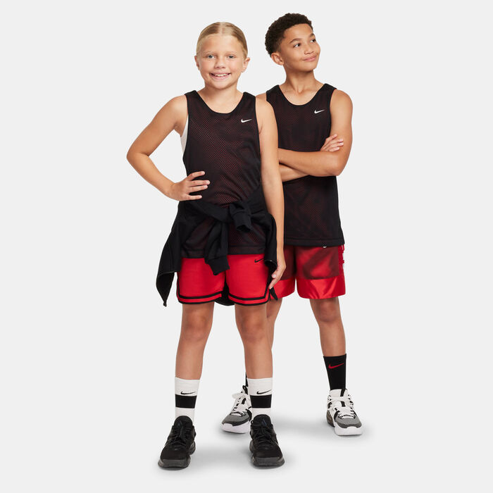 Nike Kids' Dri-FIT Basketball Tank Top Black image number 2