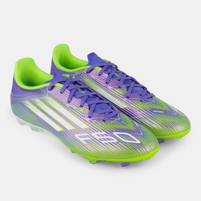 adidas Men's F50 League Firm/Multi-Ground Football Shoes Purple image number 1