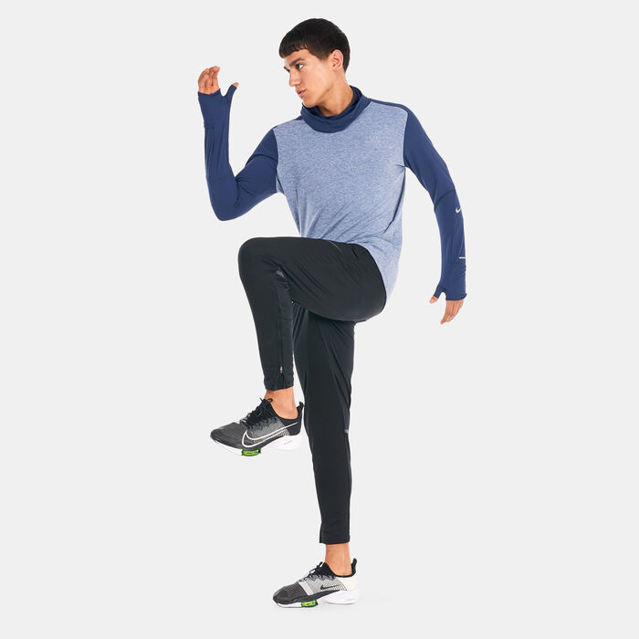 Nike Men's Therma-FIT Run Division Sphere Element Running T-Shirt Blue image number 2