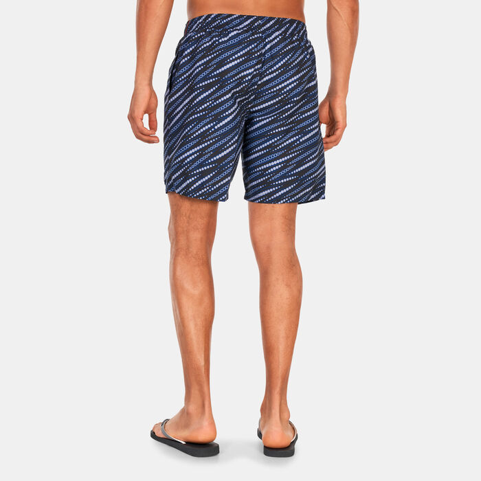 Speedo Men's Printed Leisure 18-Inches Swim Shorts Blue image number 1