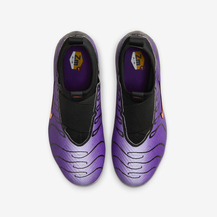 Nike Kids' Mercurial Superfly 9 FG Football Shoes Purple image number 3
