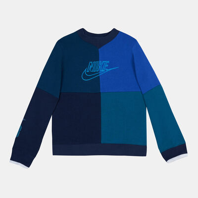 Nike Kids' Sportswear Amplify Sweatshirt (Older Kids) Blue