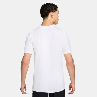 Nike Men's Dri-FIT Swoosh Running T-Shirt White