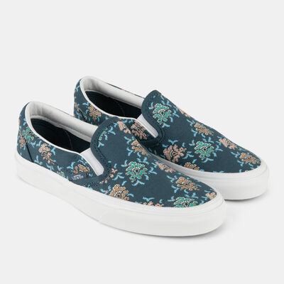 Vans Women's Classic Slip-On Shoes Blue
