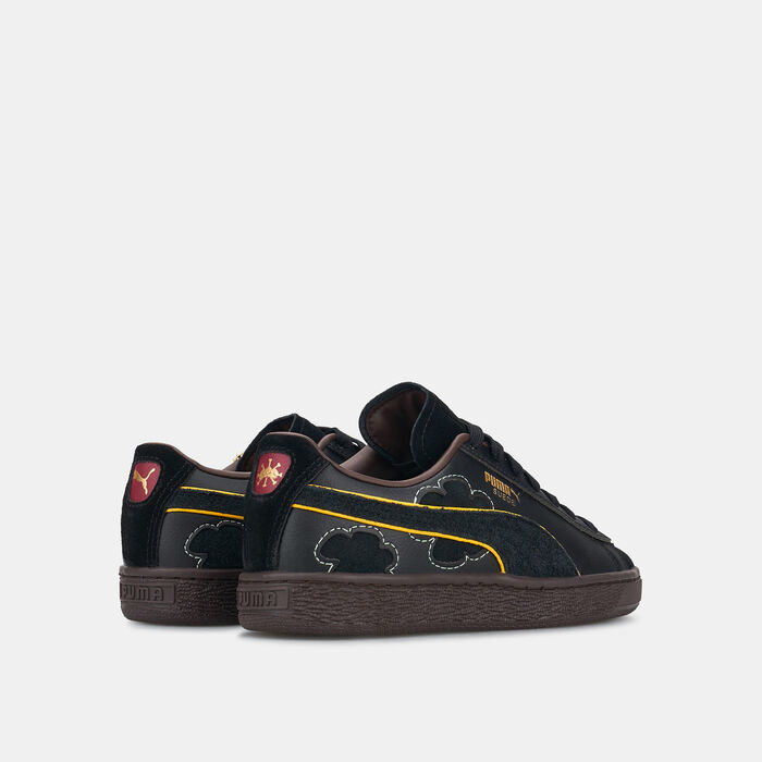 PUMA Kids' x One Piece Suede Shoes Black image number 3