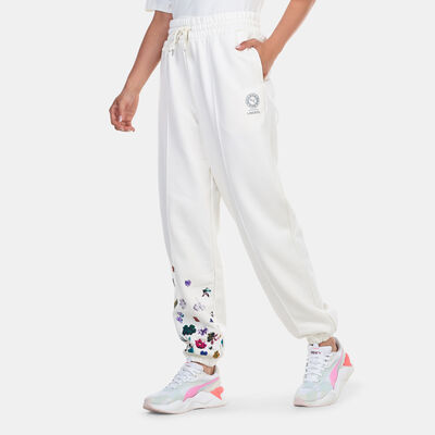 PUMA Women's x LIBERTY Sweatpants White