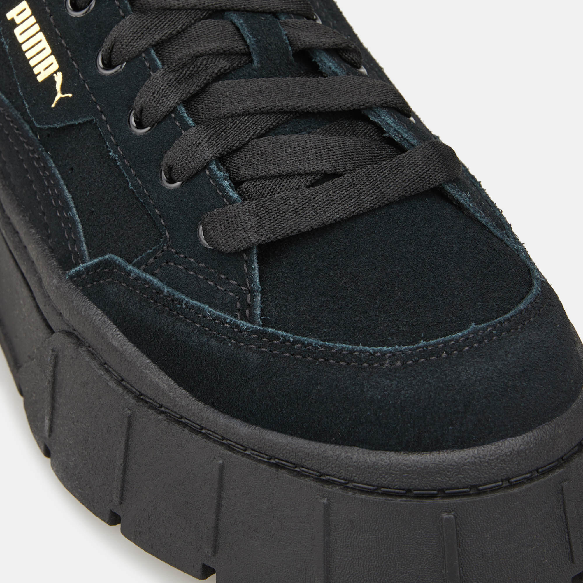 PUMA Women's Mayze Stack Suede Shoe Black Online in Dubai