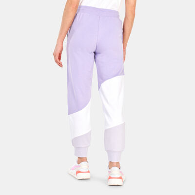 PUMA Women's POWER Cat Joggers Purple