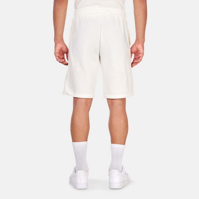 The Giving Movement Men's Lounge Organic Fleece Shorts White image number 1