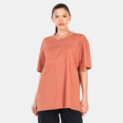 SQUATWOLF Women's Mesh Reversible T-Shirt Red