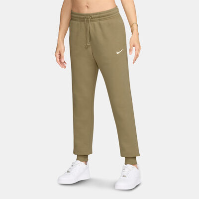 Nike Women's Sportswear Phoenix Fleece Sweatpants Brown